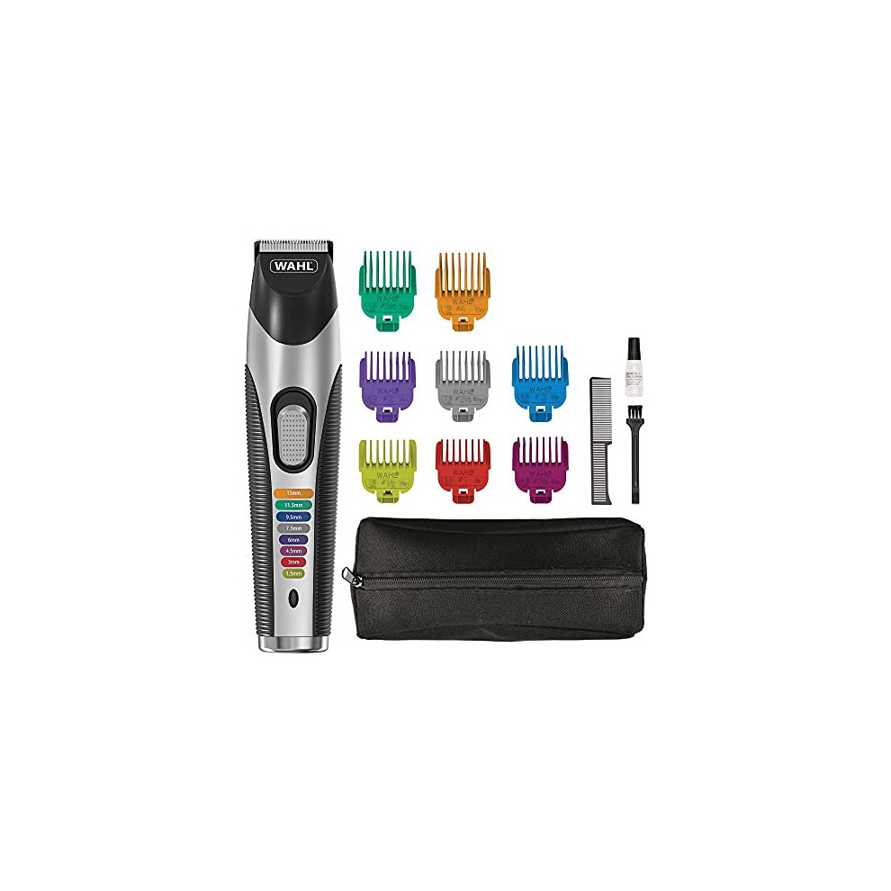 Wahl Colour Trim Stubble and Beard Trimmer, Trimmers for Men, Beard Trimming Kit, Mens Stubble Trimmers, Male Grooming Set, Beard Care Kit, Colo