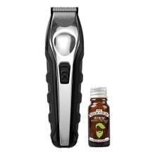 Wahl Beard Trimmer Total Beard Hair Trimmer with Beard Oil, Stubble Trimmer, Male Grooming Set, Washable Head