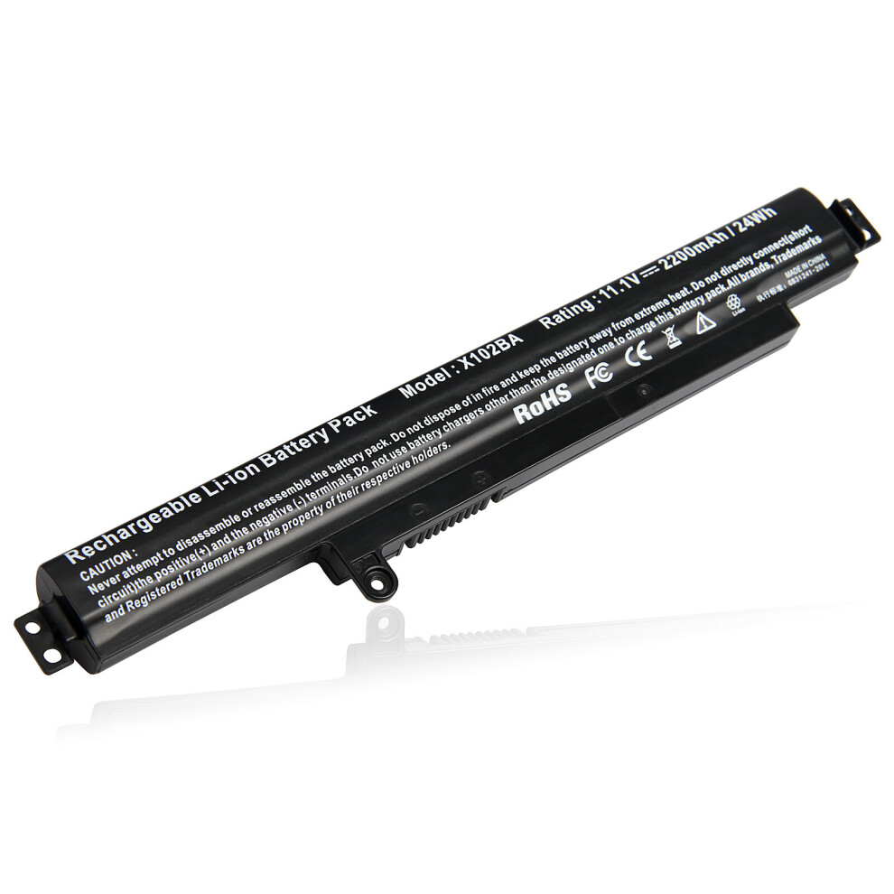 FUTUREBATT Laptop Battery for ASUS Vivobook F102BA X102B X102BA F102BA-SH41T A31N1311 3 Cells 24.4Wh