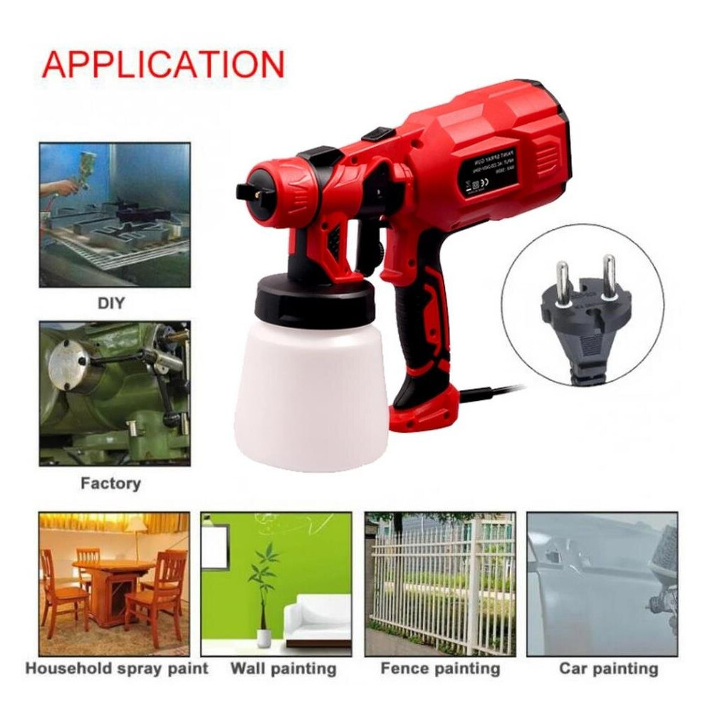 550W Handheld Paint Sprayer Electric Airless Spray Gun Fence Wall Home 7632472285697
