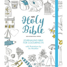 NIV Journalling Bible for Colouring In : With unlined margins and illustrations to colour in - New International Version - book