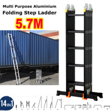 5.7M 14in1 Heavy Duty Multi-Purpose Folding Telescopic Ladder Portable
