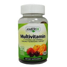 Multivitamin Chewable Gummies for Adults: Amerix Multivitamin Adult Chewable Gummy 60's