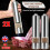 2X Electric Salt Pepper Grinder Set Shaker Mills Adjustable Coarseness 2