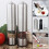 2X Electric Salt Pepper Grinder Set Shaker Mills Adjustable Coarseness 3