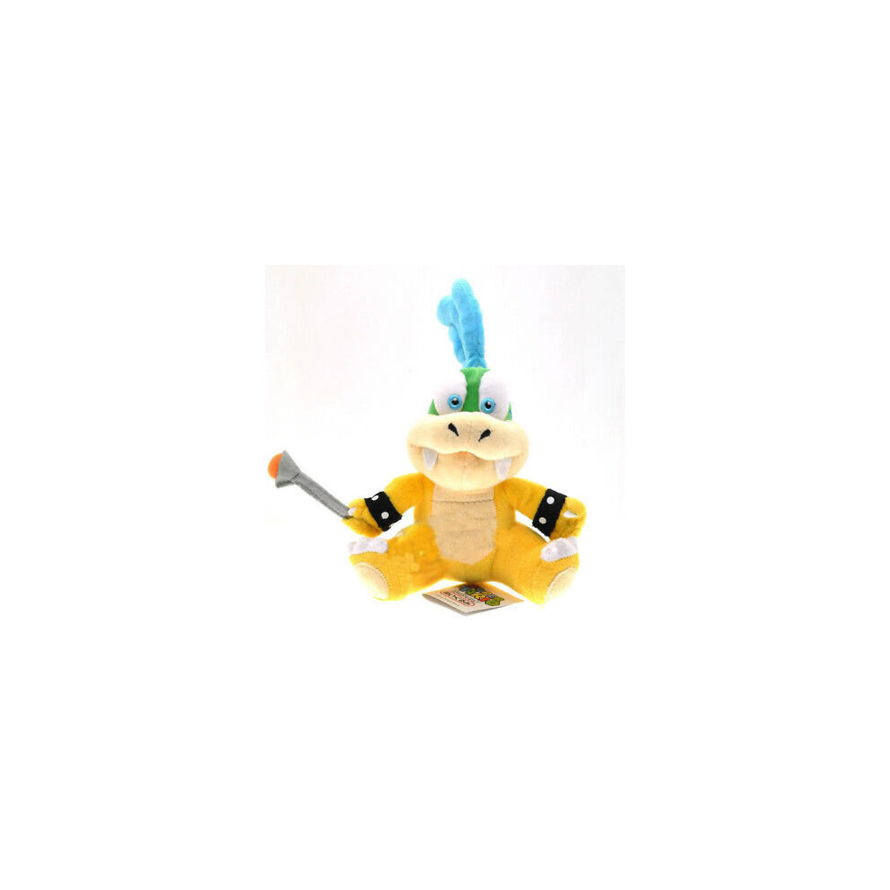 (Larry) 7" Koopalings Super Mario Bros Koopa Plush Toy Stuffed Doll Kids Gift USA Seller
