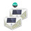 (2pcs) 100 LED Solar Powered Light Outdoor PIR Motion Sensor Garden Security Wall Lamp 14
