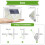 (2pcs) 100 LED Solar Powered Light Outdoor PIR Motion Sensor Garden Security Wall Lamp 11