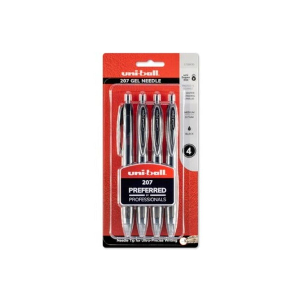 Uni-ball UBC1738430 0.7 mm 207 Needlepoint Pen Needle - Pack of 4