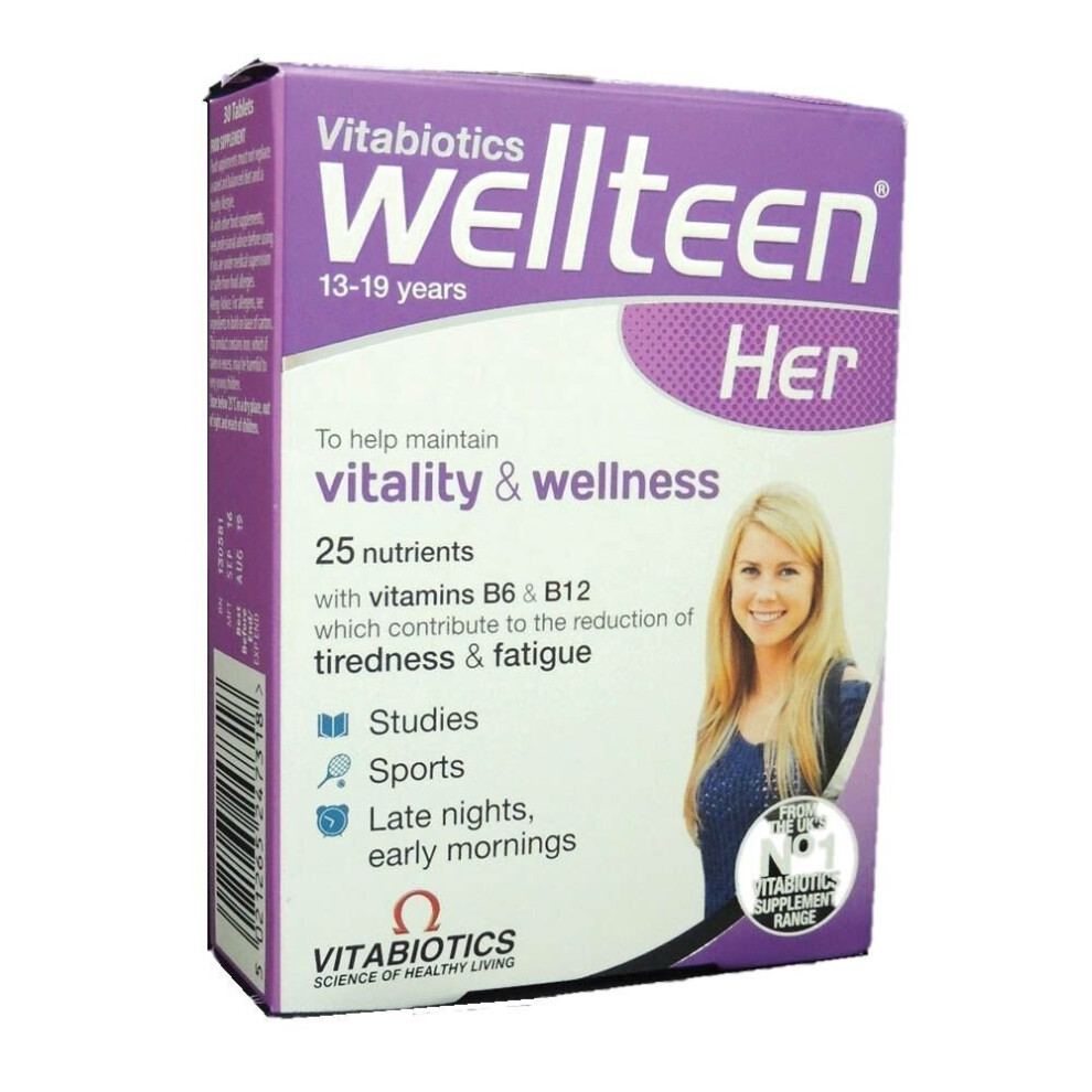 Vitabiotics Wellteen Her Tablets 30's