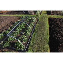 (3m - Black Soft Butterfly) Low Portable Aluminium Cloche / Tunnel Kit