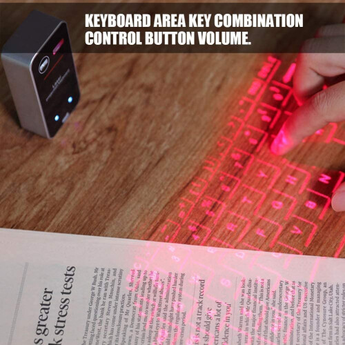 Wireless Projection Virtual Tablet Keyboard For PC IR Bluetooth Laser 2