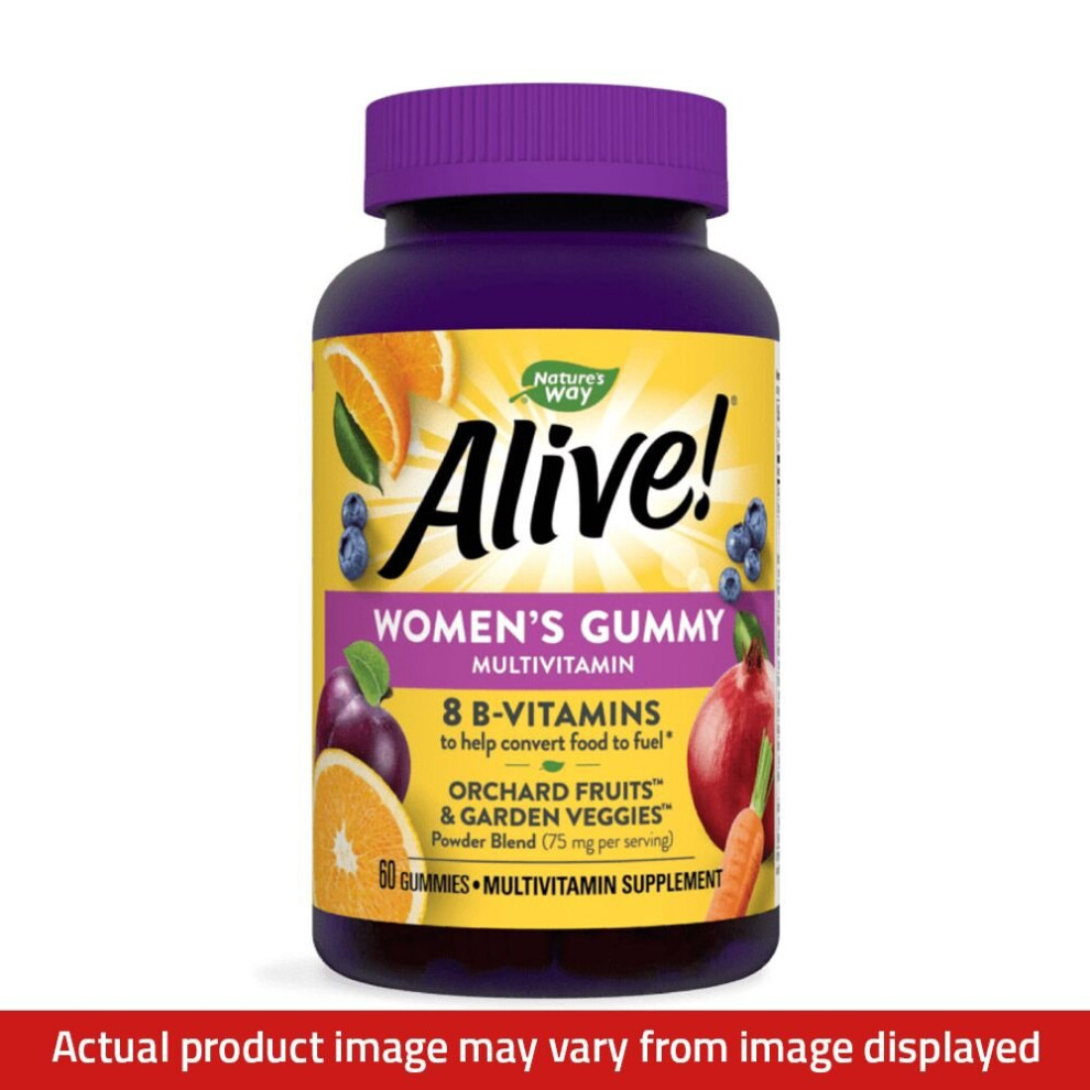 Alive Women's Vitamins Gummy 60'S High Potent Vitamin B Complex