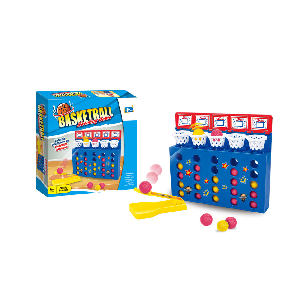 (Bouncing Basketball) Bouncing Ball Shots Board Game Family With Kid Age 3-5 Party