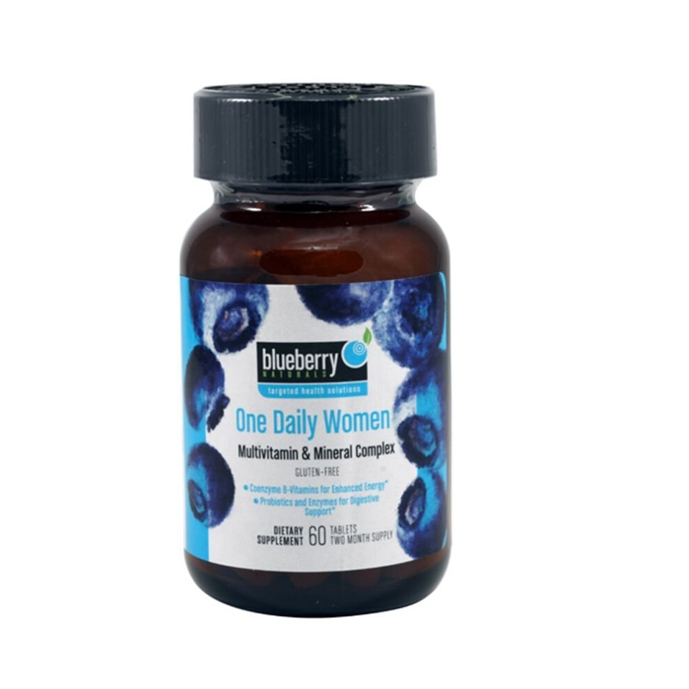 Blueberry Naturals One Daily Women Multivitamin & Mineral Complex Tablets 60's B4010