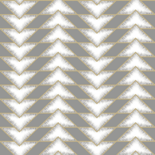 (Grey) Teton Geometric Wallpaper Holden