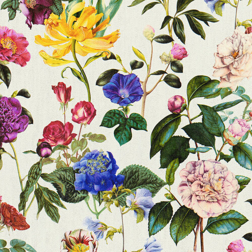 AS Creation Jette Flowers Wallpaper White AS Creation AS373361