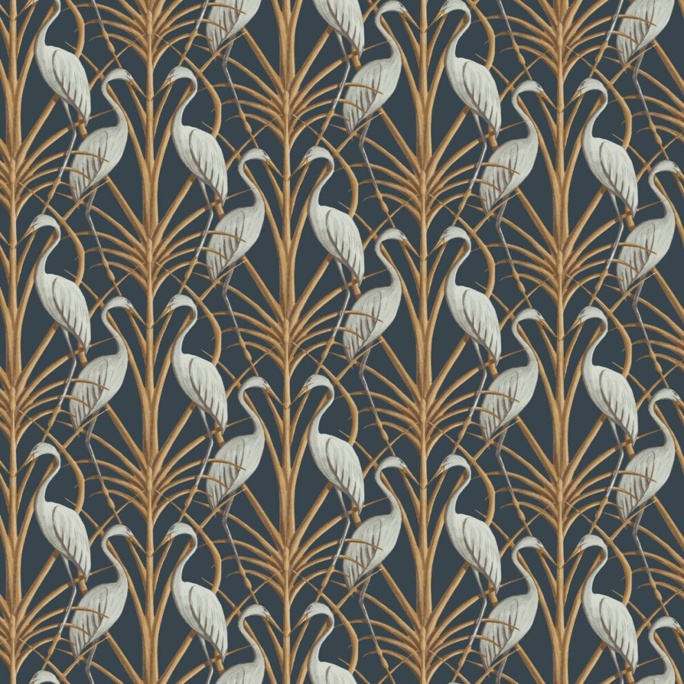 The Chateau By Angel Strawbridge Nouveau Heron Wallpaper Navy Noh/Nav/Wp
