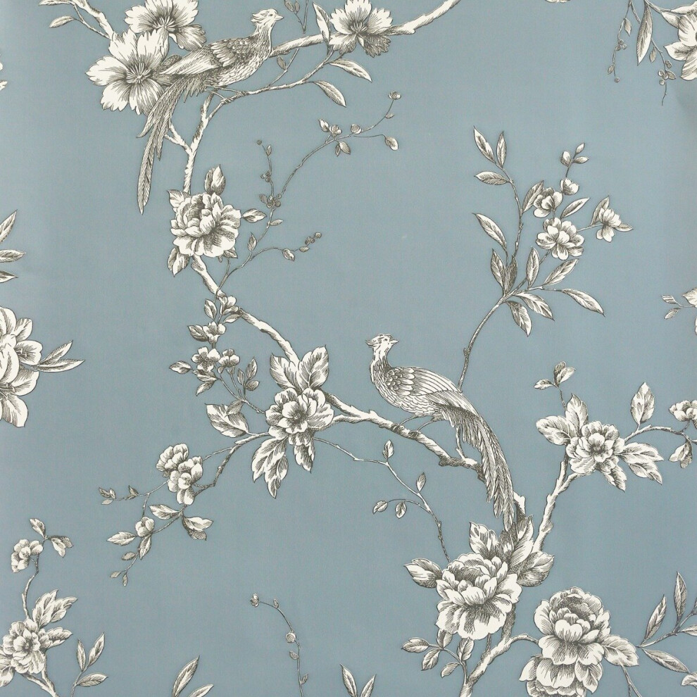 Chinoise Wallpaper Slate Blue World Of Wallpaper 900102 5050192900126