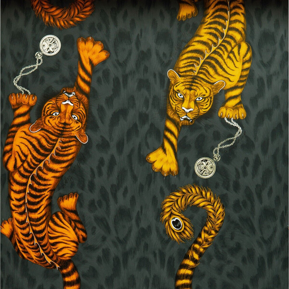 (Flame) Emma J Shipley Animalia Tigris Wallpaper 5060040180013
