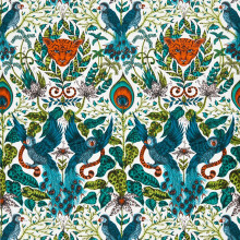 Emma J Shipley Animalia Amazon Wallpaper Jungle W0098/02