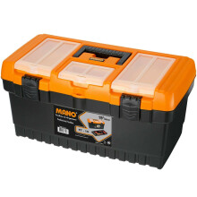 (Professional, 19" Tool Box) Large Plastic Toolboxes Chest Lockable Lid Inserts
