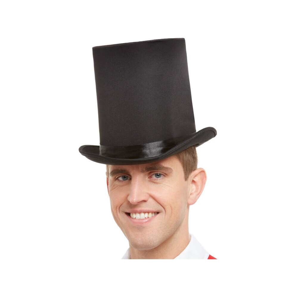 Smiffy's Deluxe Top Hat, Black