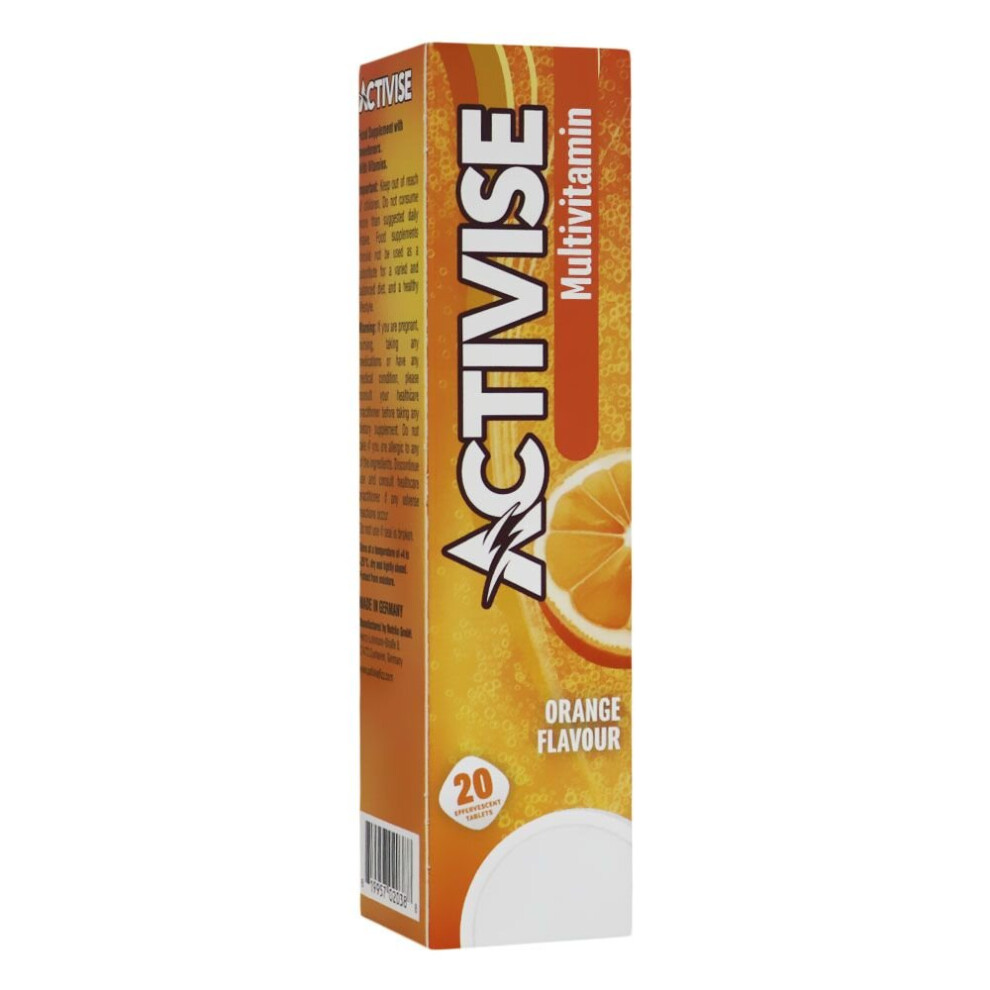 Activise Orange Multivitamins Flavor Effervescent Tablet 20S