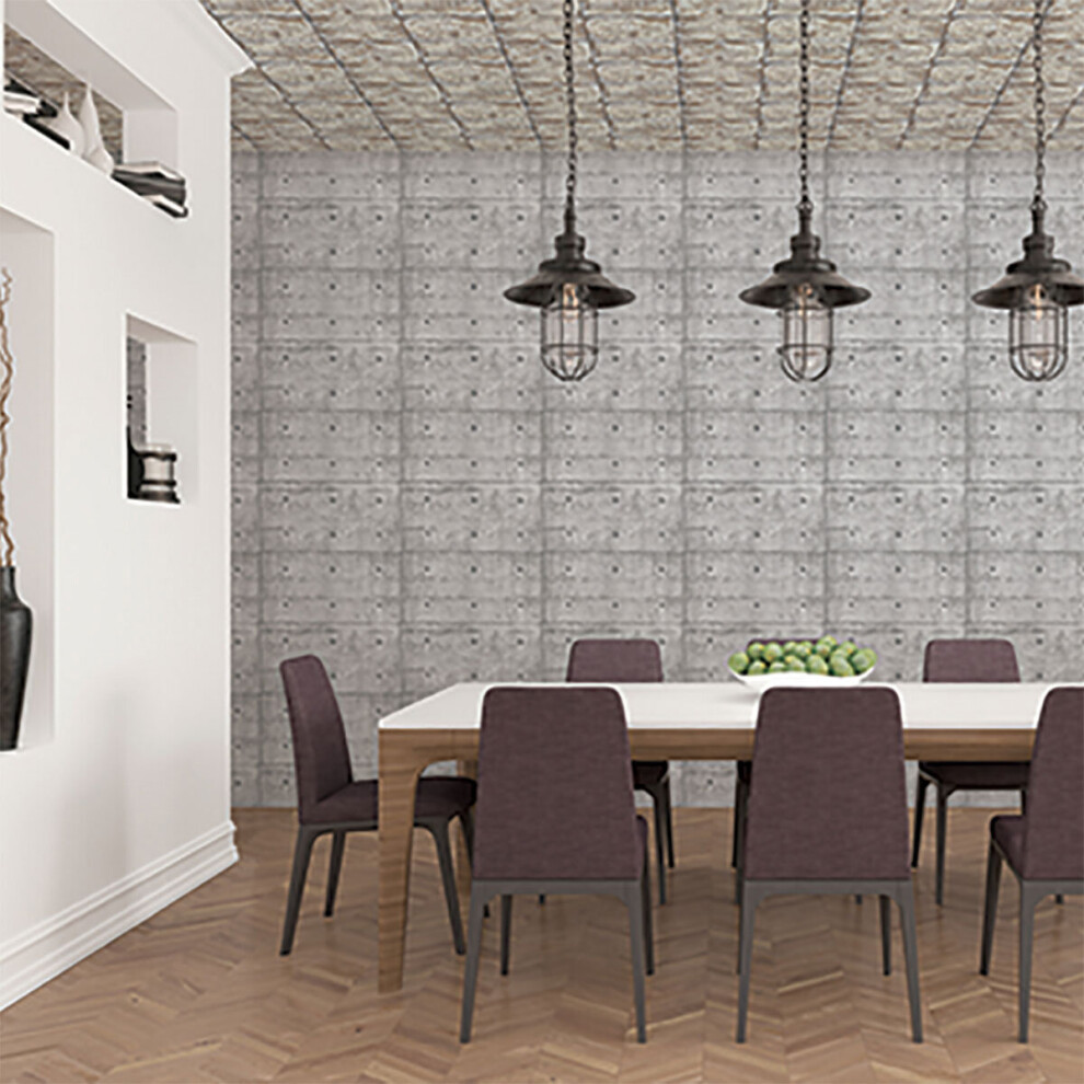 Grunge Collection Concrete Blocks Grey Galerie G45370 5055430053701