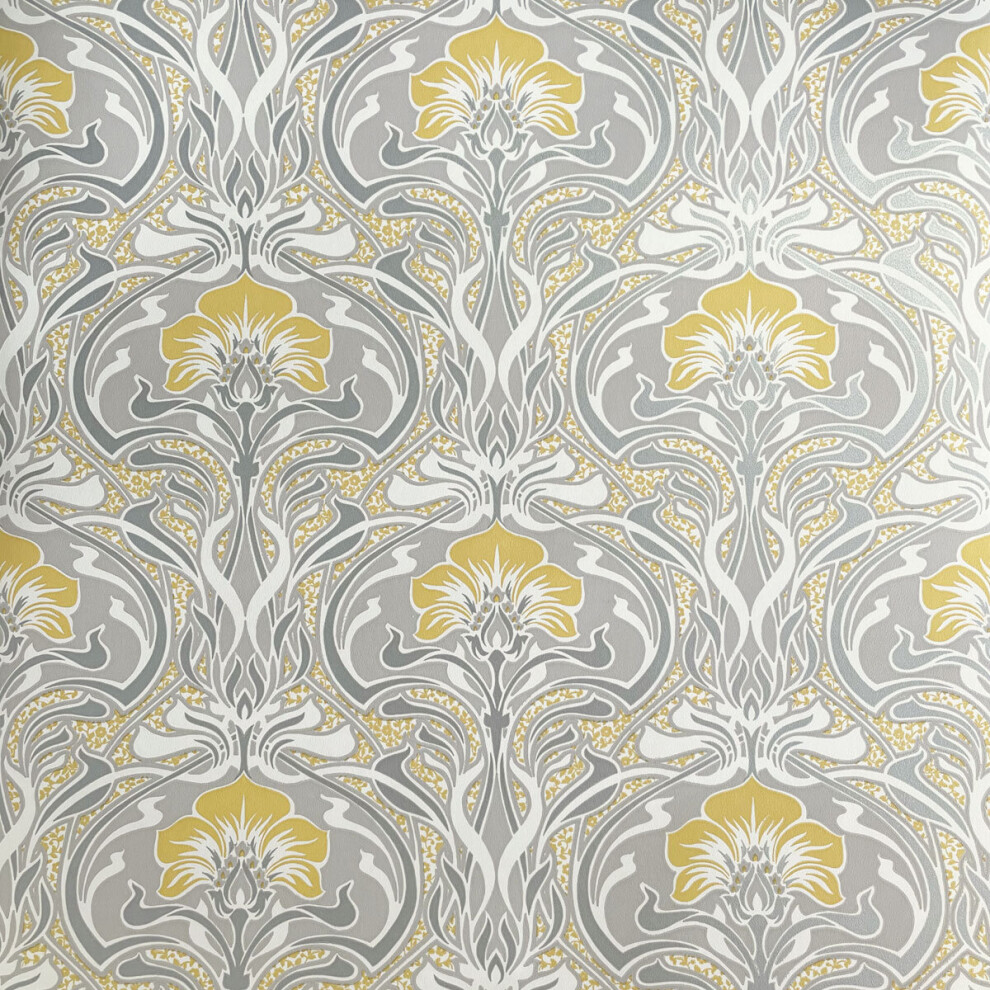 Crown Archives Flora Nouveau Wallpaper 5010213009900