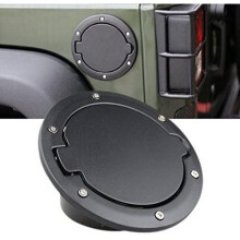 Cap Fuel Filler Gas Cap Cover For Jeep Wrangler 2/4 Door Black