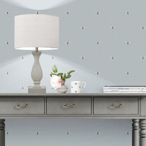 Muriva Sophie Allport Bees Wallpaper Duck Egg 181533 2