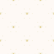 Sophie Allport Bees Silhouette Wallpaper Cream / Ochre 181502