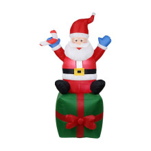 (Gift Box, AU) Giant Christmas Inflatable Santa Snowman Outdoor Yard Ornament Xmas Decorations