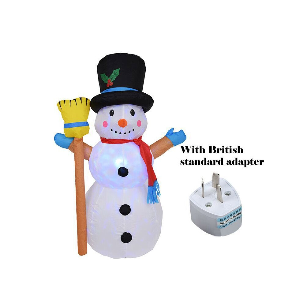 (Snowman, UK) Giant Christmas Inflatable Santa Snowman Outdoor Yard Ornament Xmas Decorations