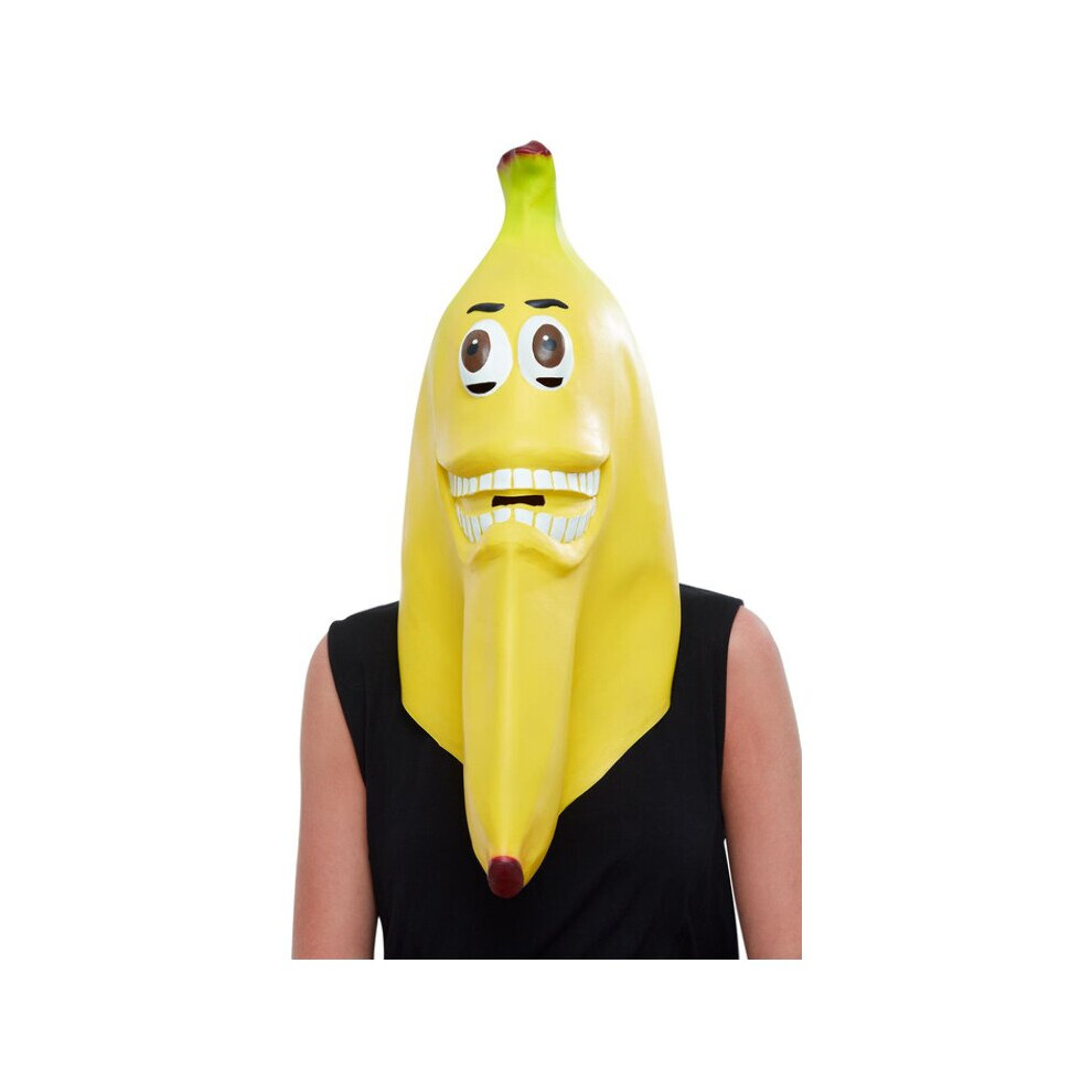 Banana Latex Mask, Yellow