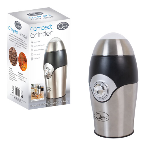 Quest Quest 34160 Compact Electric One Touch Grinder / 50g Capacity, 150W