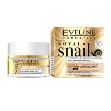 Eveline Royal Snail, krem aktywnie wygładzający na dzień i na noc 30 +, 50 ml