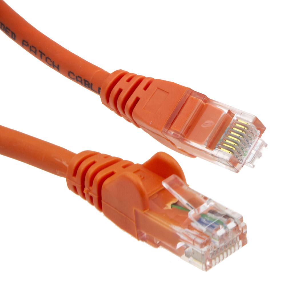 kenable C6 CAT6 CCA UTP RJ45 Ethernet LSZH Networking Cable Orange 3m