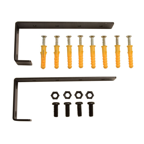 kenable 1U Wall/Desk Bracket for Rack Mounting Equipment Patch Panel/Network Switch/PDU