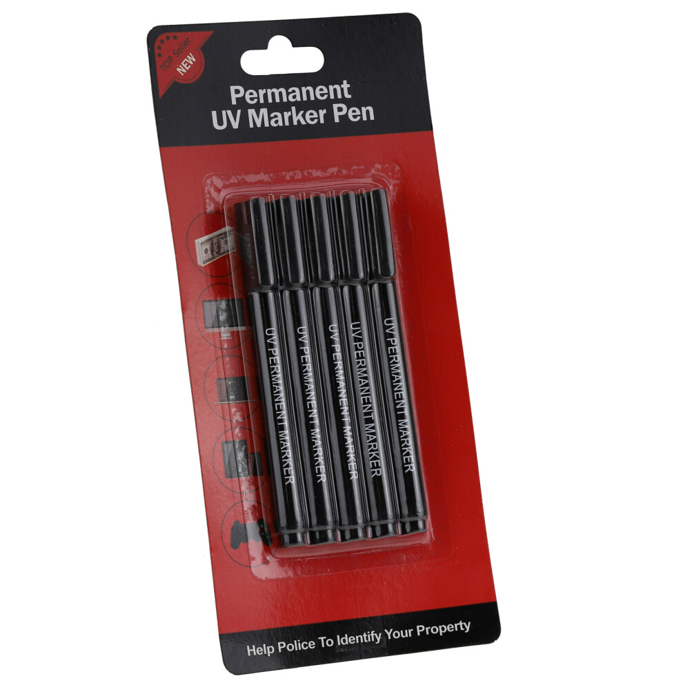 kenable [5 Pack] UV Ultra Violet Permanent Security Marker Crime Prevention Pen