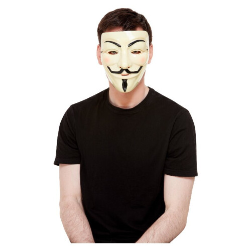 Smiffy's Guy Fawkes Mask, White