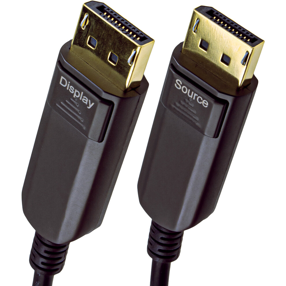 Kenable Long Displayport V1.4 Active Optical Cable Aoc Hdr 32Gbps 8K 60Hz 4K 120Hz 15M
