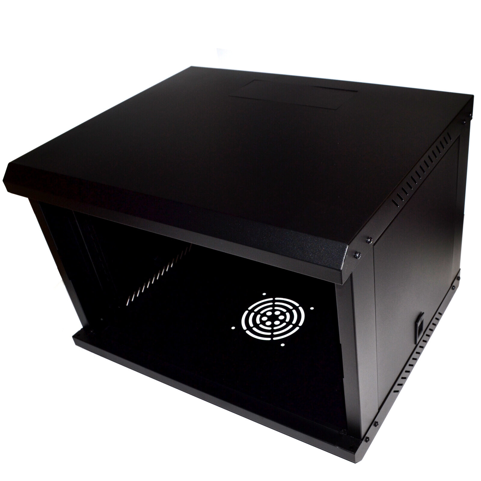Kenable Desktop Rack kenable FLAT PACK Wall Mounted Data Cabinet Glass Door for 19 inch Rack ...