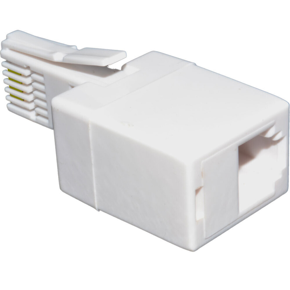 Kenable Bt 431A Plug To 2 Pin Rj11 Socket Telephone Cable Adapter