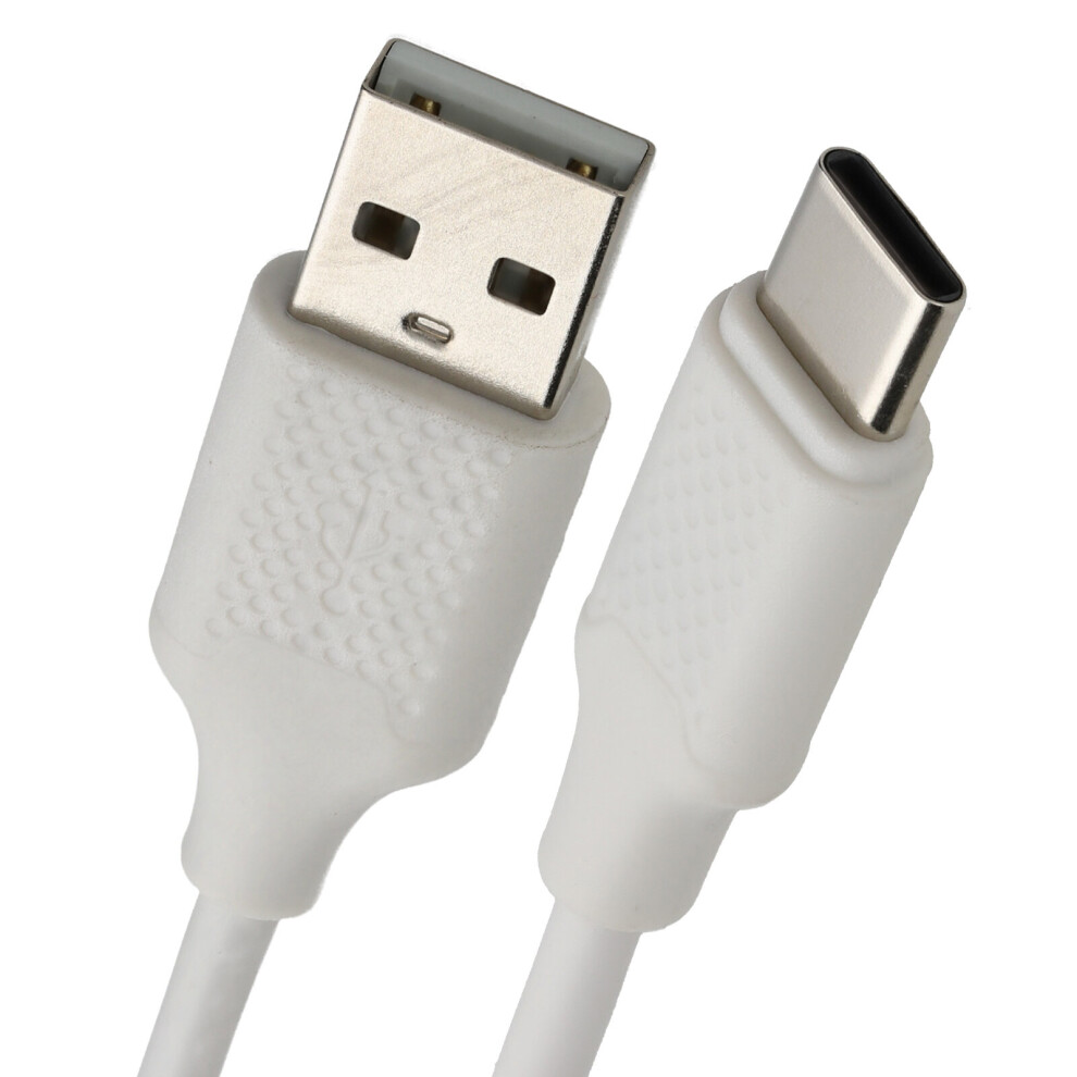 Kenable Usb-C To Usb-A Fast Charge Cable 0.5M 22Awg Power, 480Mbps, Reversible, 11138 White 5054338111384