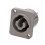 kenable Neutrik Powercon Panel Mount Mains Outlet Solder Chasis NAC3MPB 3 Pin Male 1