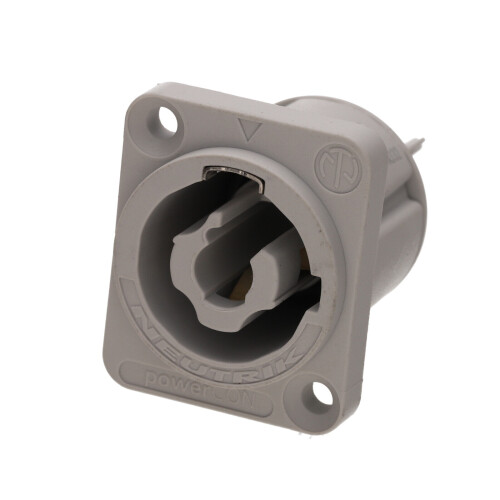 kenable Neutrik Powercon Panel Mount Mains Outlet Solder Chasis NAC3MPB 3 Pin Male