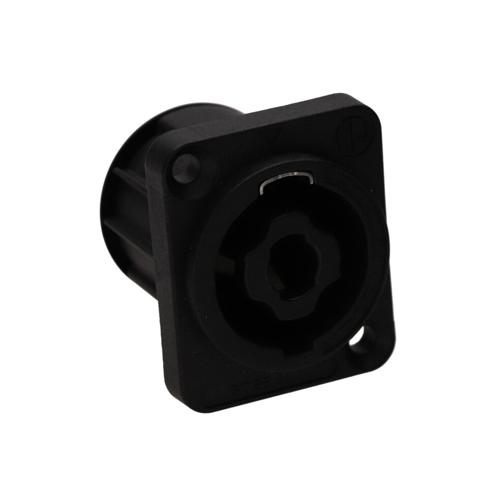 Neutrik Nl4mpxx 4 Pole Speakon Panel Mount Pa Speaker Chasis Solder Terminal Black 5054338111926