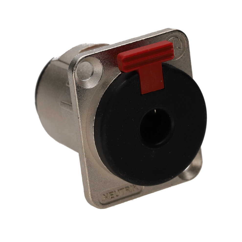 Neutrik Nickel Njfp6c 6.35Mm 1/4 Locking Stereo Jack Chassis Socket Silver 5054338112060
